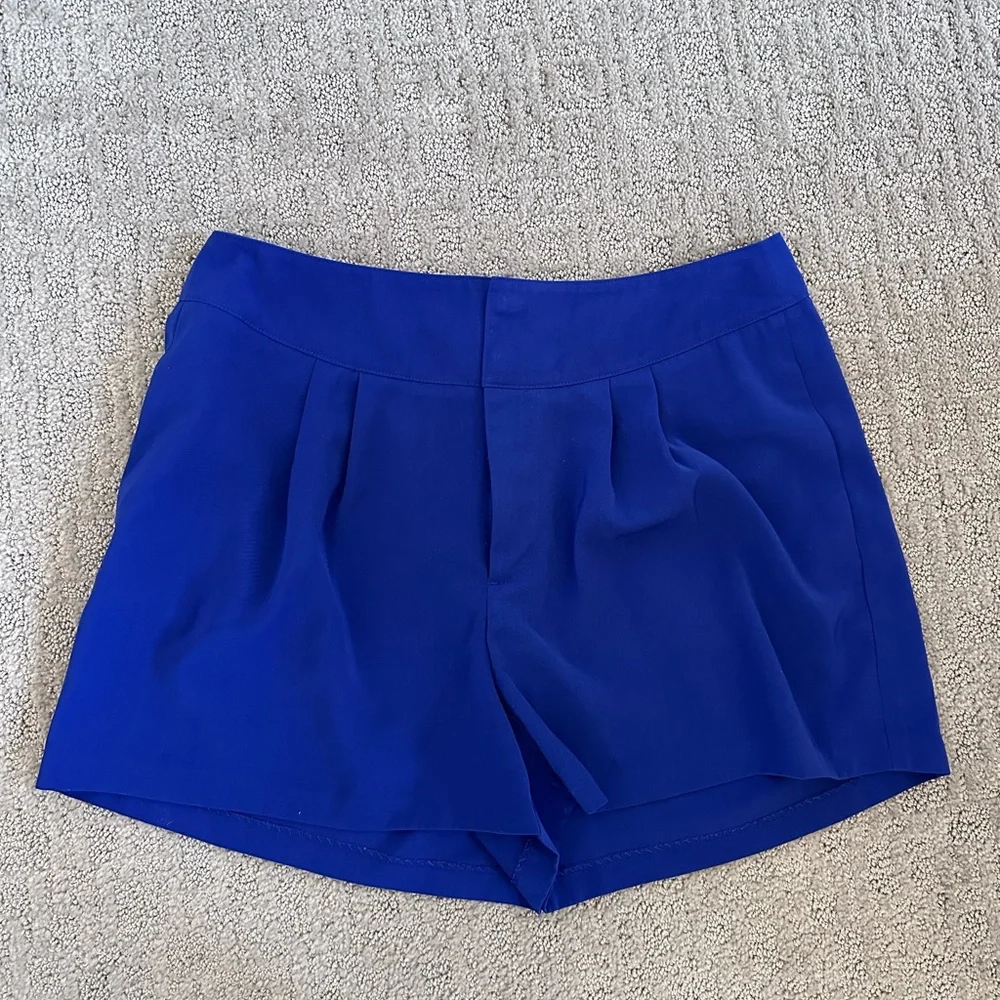 Jennifer Lopez High Waist Shorts - Fuchsia, Navy, and Ivory
